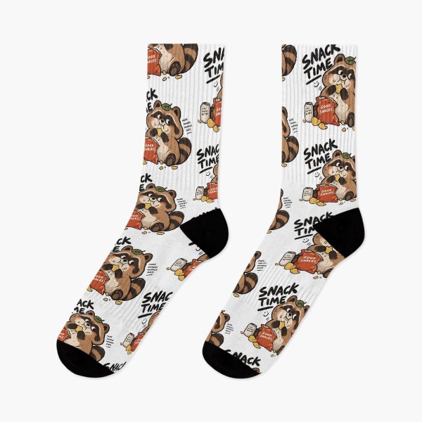 Item preview, Snack Time Raccoon – More Snacks Happier Days designed and sold by zzz888.