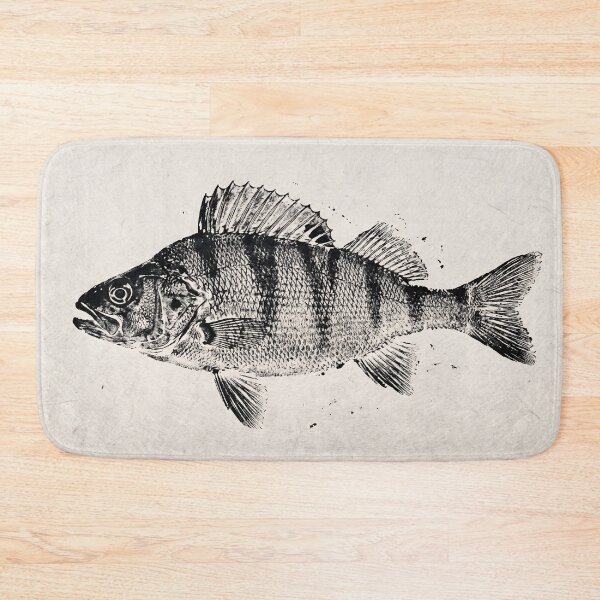 Item preview, Gyotaku Perch Fish Print - Japanese Sumi-e Art II designed and sold by Yaremchuk.