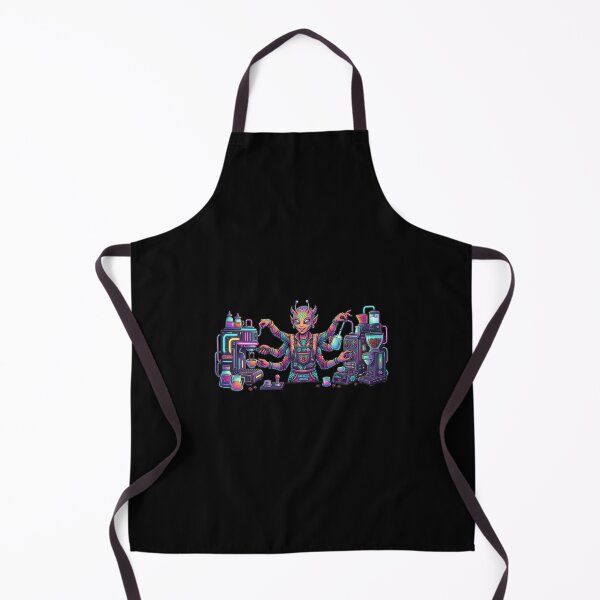 Item preview, Cosmic Alien Barista - Galactic Brews Espresso designed and sold by Maclaw200d.