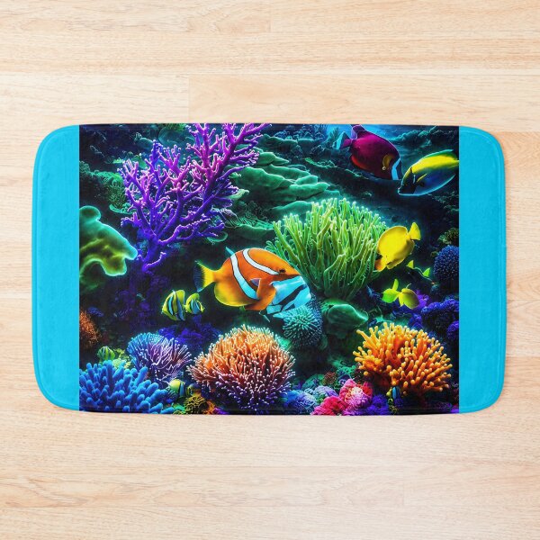 Item preview, Vibrant Tropical Coral Reef Paradise designed and sold by MagicCrystal.