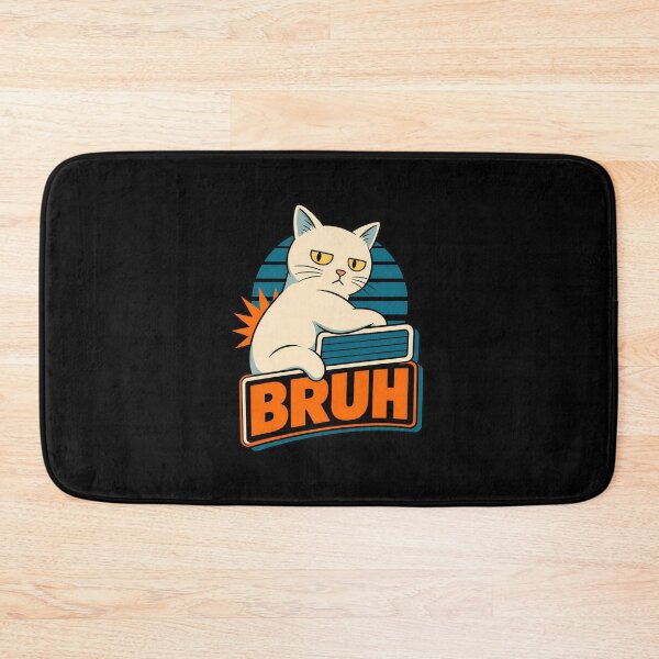 Item preview, Grumpy Cat Bruh Retro Cat Design designed and sold by OlyvieArt.