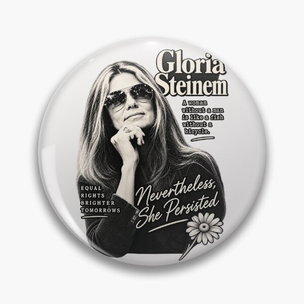 Artikelvorschau, Gloria Steinem entworfen und verkauft von urbanons.