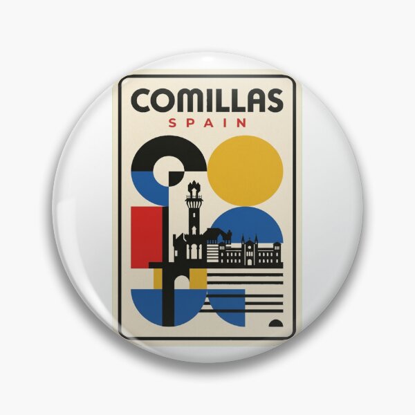 Item preview, Retro Comillas Bauhaus Geometric Skyline designed and sold by k3rstman1.