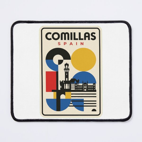 Item preview, Retro Comillas Bauhaus Geometric Skyline designed and sold by k3rstman1.