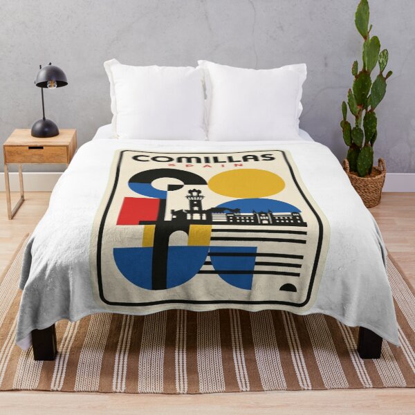 Item preview, Retro Comillas Bauhaus Geometric Skyline designed and sold by k3rstman1.