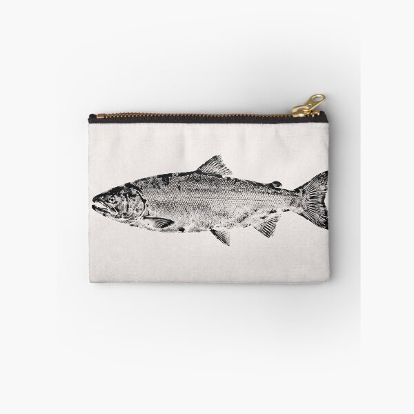 Item preview, Gyotaku Salmon pFish Print - Japanese Sumi-e Art II designed and sold by Yaremchuk.