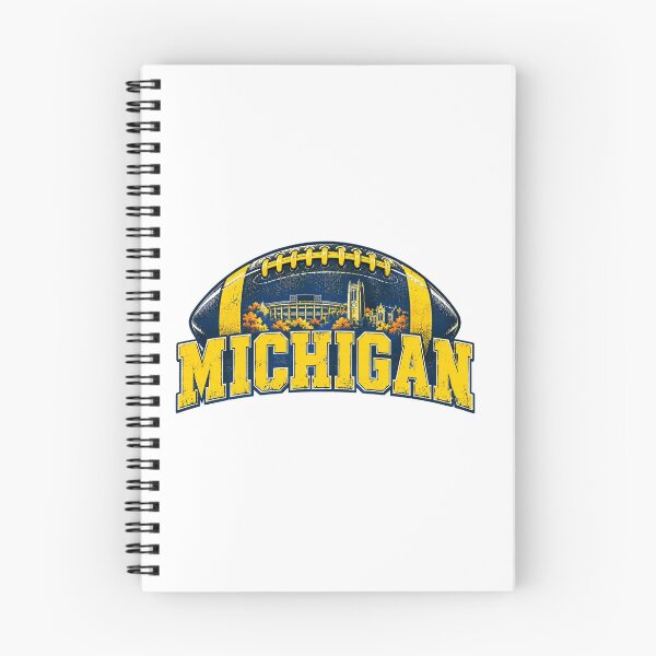 Item preview, Michigan Football Big House Skyline Vintage Graphic designed and sold by dartoffofo⭐⭐⭐⭐⭐.