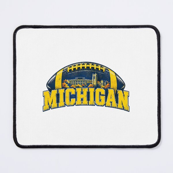 Item preview, Michigan Football Big House Skyline Vintage Graphic designed and sold by dartoffofo⭐⭐⭐⭐⭐.
