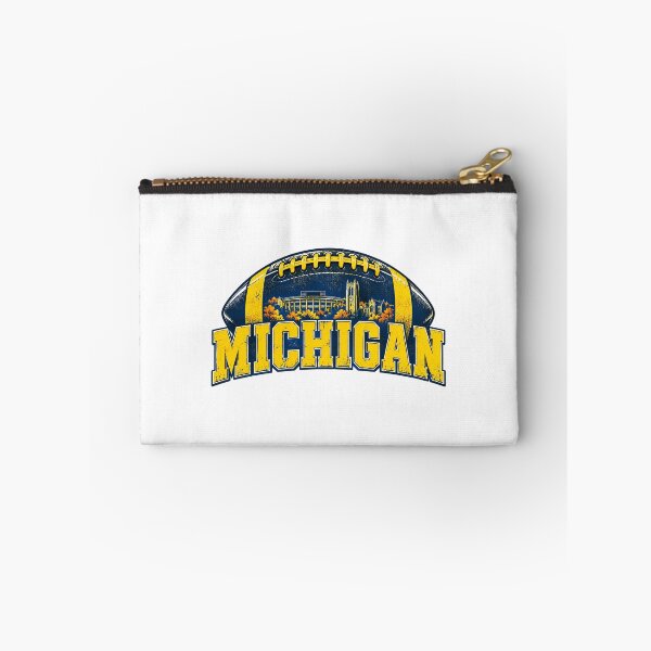 Item preview, Michigan Football Big House Skyline Vintage Graphic designed and sold by dartoffofo⭐⭐⭐⭐⭐.