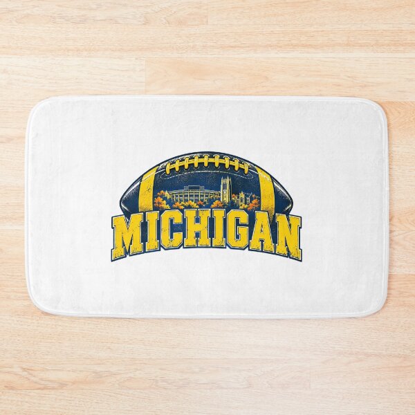 Item preview, Michigan Football Big House Skyline Vintage Graphic designed and sold by dartoffofo⭐⭐⭐⭐⭐.