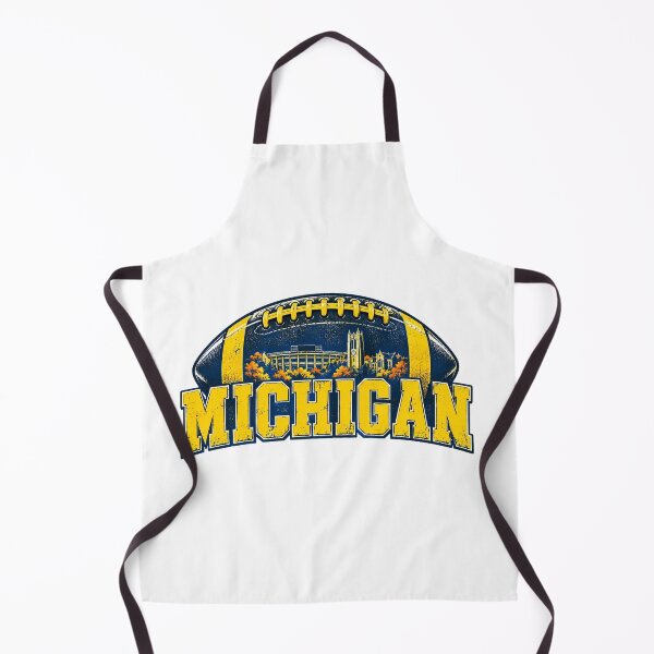 Item preview, Michigan Football Big House Skyline Vintage Graphic designed and sold by dartoffofo⭐⭐⭐⭐⭐.