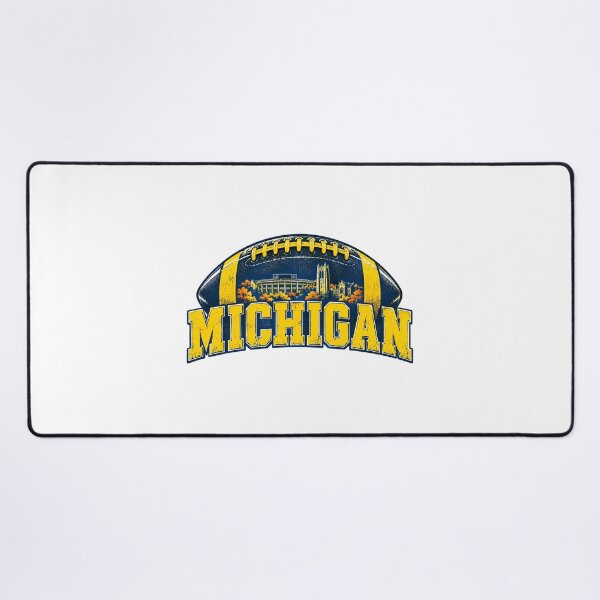 Item preview, Michigan Football Big House Skyline Vintage Graphic designed and sold by dartoffofo⭐⭐⭐⭐⭐.