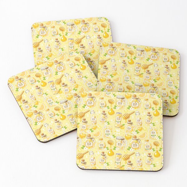 Item preview, Cute Honey Lemon Soda Seamless  designed and sold by KJackArtwork.