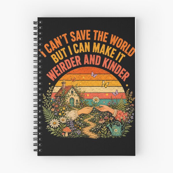 Item preview, I Can't Save the World But I Can Make It Weirder and Kinder designed and sold by NoeValdric.