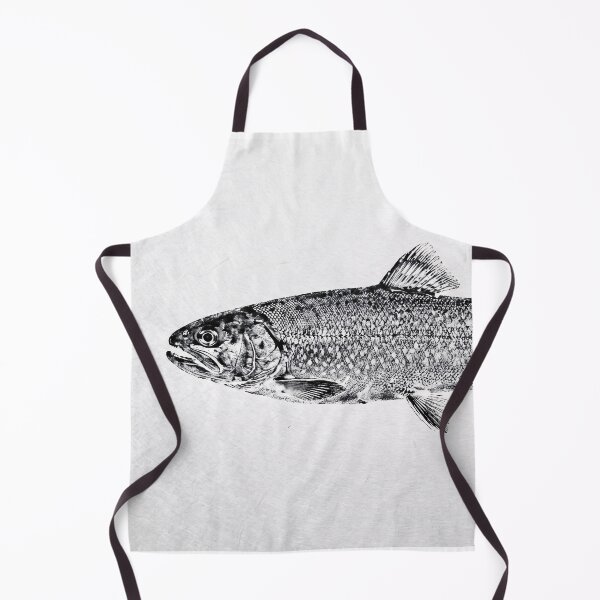 Item preview, Gyotaku Salmon pFish Print - Japanese Sumi-e Art I designed and sold by Yaremchuk.