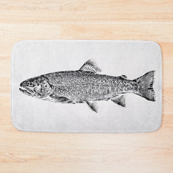 Item preview, Gyotaku Salmon pFish Print - Japanese Sumi-e Art I designed and sold by Yaremchuk.