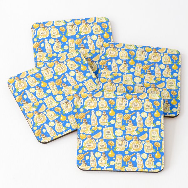 Item preview, Cute Honey Lemon Soda Seamless  designed and sold by KJackArtwork.