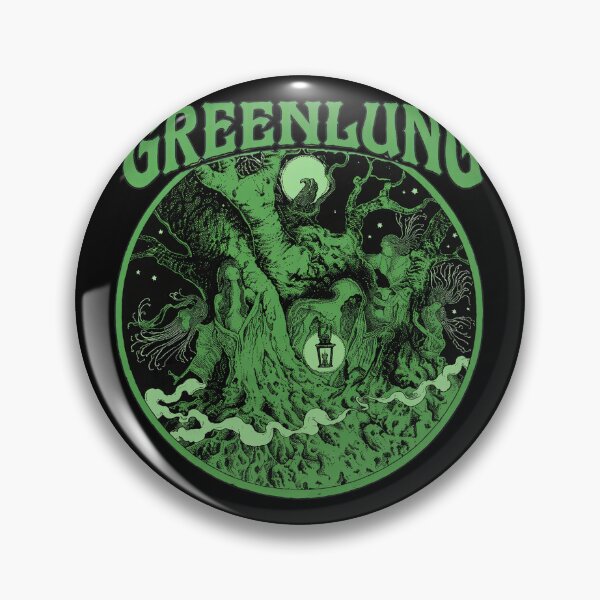 Item preview, GREENS LUNGS Psychedelic Forest Lantern Occult designed and sold by MarekTollen.