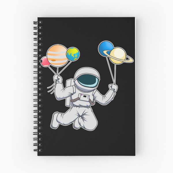 Item preview, Funny Astronaut with Balloon Planets designed and sold by Jaudaux Designs.