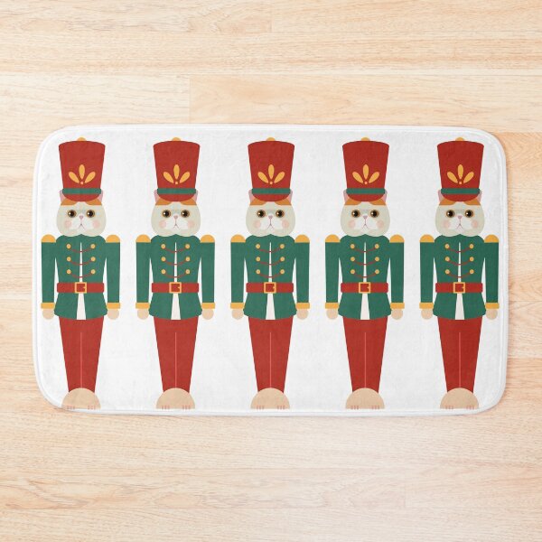 Item preview, Christmas Nutcracker Scottish fold Cat pattern designed and sold by Qualali Studio.