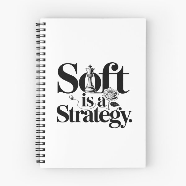 Item preview, Soft Is a Strategy. Elegant Chess King & Rose Feminine Quote Design designed and sold by Aarvya Fashion Club ( A.F.C ).