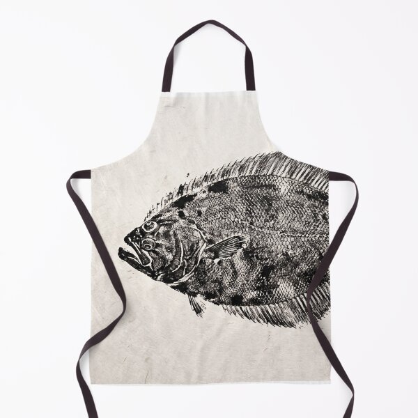 Item preview, Gyotaku Flounder Fish Print - Japanese Sumi-e Art I designed and sold by Yaremchuk.