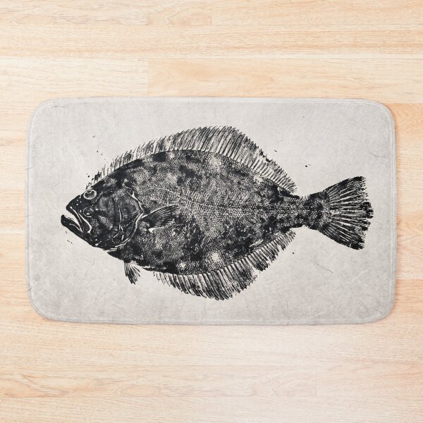 Item preview, Gyotaku Flounder Fish Print - Japanese Sumi-e Art II designed and sold by Yaremchuk.