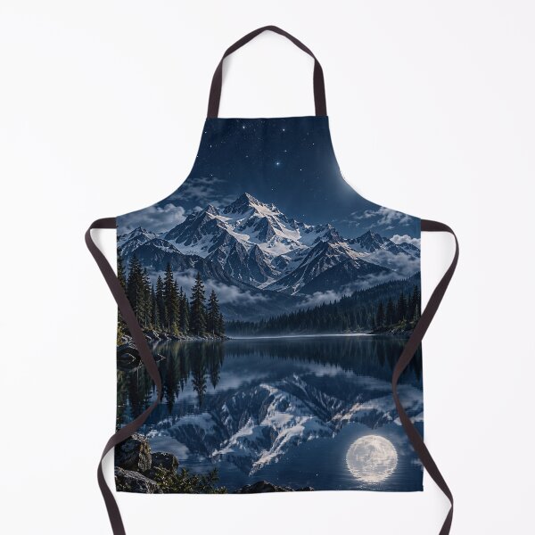 Item preview, Moonlit Mountain Lake designed and sold by KvytoDsgn.