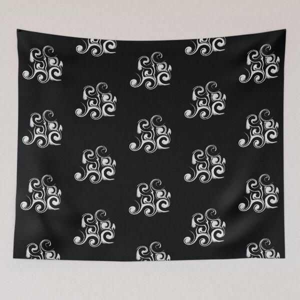 Item preview, Monochrome Swirls Liquid Marble Fluid Abstract Pattern designed and sold by CaramelCo.