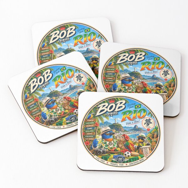 Item preview, BOB in Rio – Brazilian Samba & Beach Adventure | +91BIRD designed and sold by Plus91BIRD.