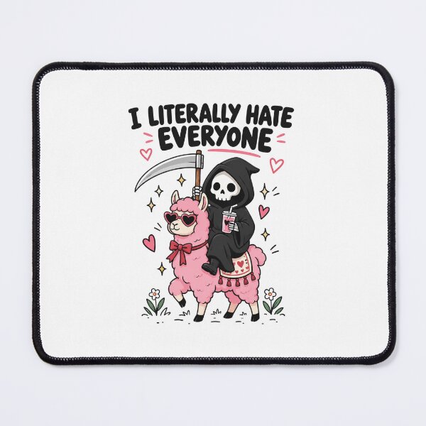 Item preview, Grim Reaper Llama Halloween, Funny Sarcastic Spooky Llama, Cute Dark Humor Animal, Gothic Halloween Aesthetic, Funny Gift for Llama Lovers designed and sold by Quiajia.