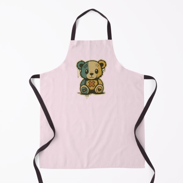 Item preview, Creepy Patchwork Bear Grunge Style designed and sold by MarCinu Art.
