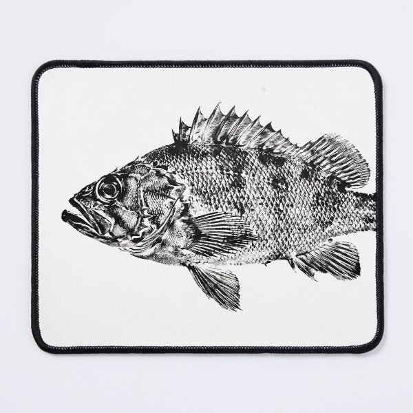 Item preview, Gyotaku Rockfish Fish Print - Japanese Sumi-e Art II designed and sold by Yaremchuk.