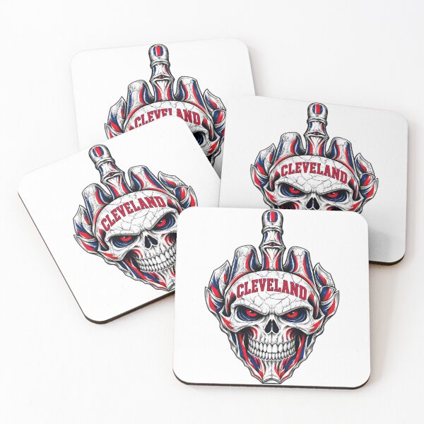 Item preview, Cleveland Middle Finger Skull Us Against Everyone Graphic designed and sold by dartoffofo⭐⭐⭐⭐⭐.