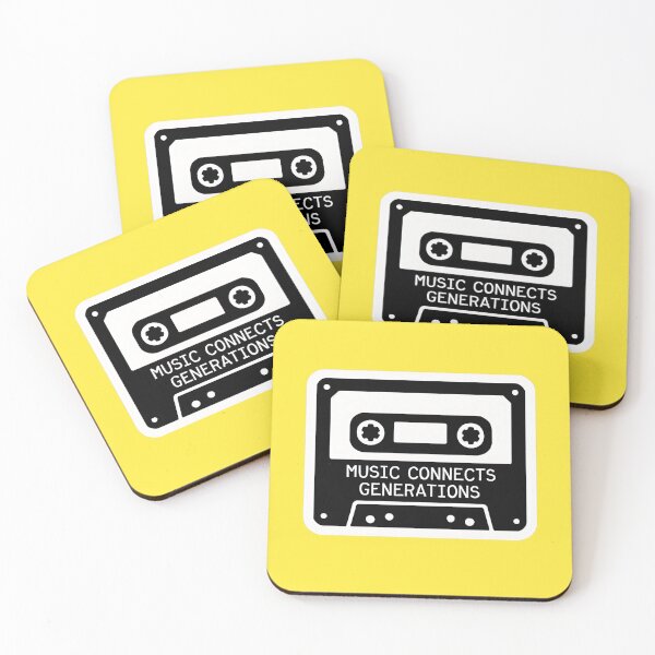 Item preview, Vintage Cassette Tape Music Quote designed and sold by MarCinu Art.