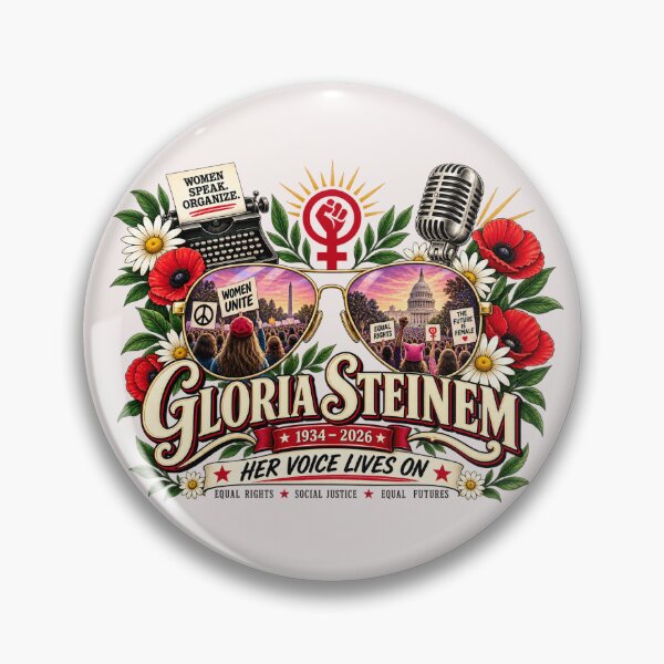 Artikelvorschau, Gloria Steinem entworfen und verkauft von urbanons.
