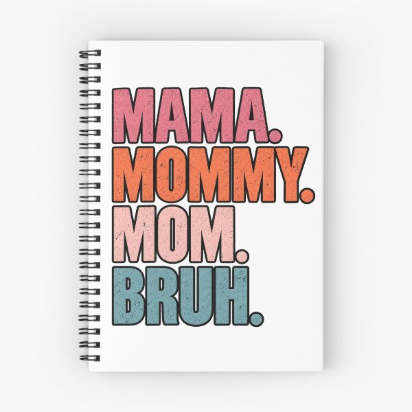 Item preview, Funny Mom Typography MAMA MOMMY MOM BRUH Vintage Retro Motherhood Design designed and sold by DijaMar.