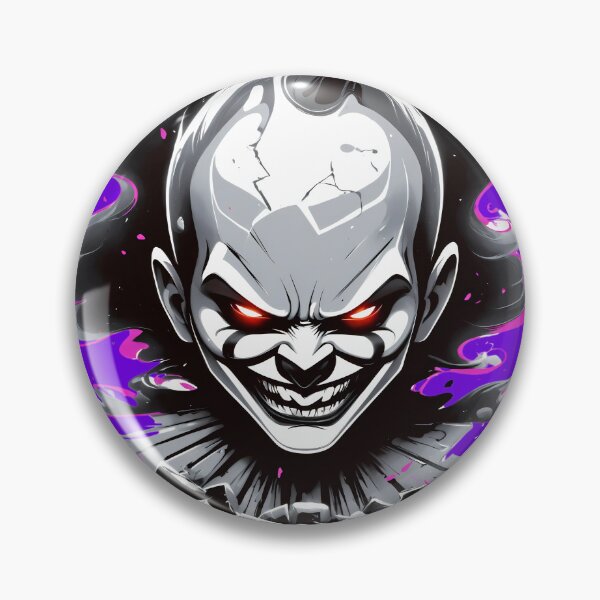 Item preview, Evil Clown Shattered Rock Horror designed and sold by MarCinu Art.