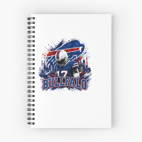 Item preview, Josh-Allen 17 Bullfalo Buffalo Football Splatter Graphic designed and sold by dartoffofo⭐⭐⭐⭐⭐.