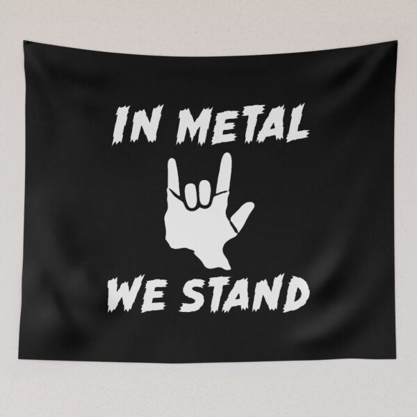 Item preview, In Metals We Stands Rock On Heavy Metal Music designed and sold by MarekTollen.