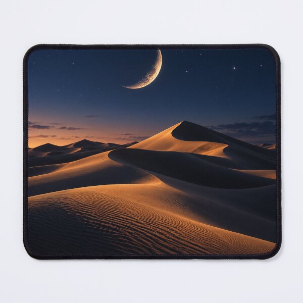 Item preview, Moonlit Desert Landscape designed and sold by KvytoDsgn.