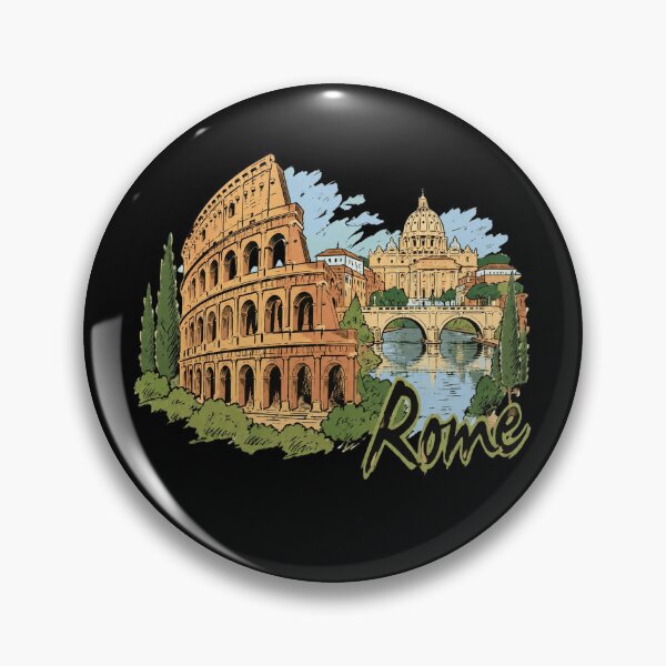 Item preview, Rome Italian Voyager Vibes Retro Saint Peters designed and sold by Bandnarelle.