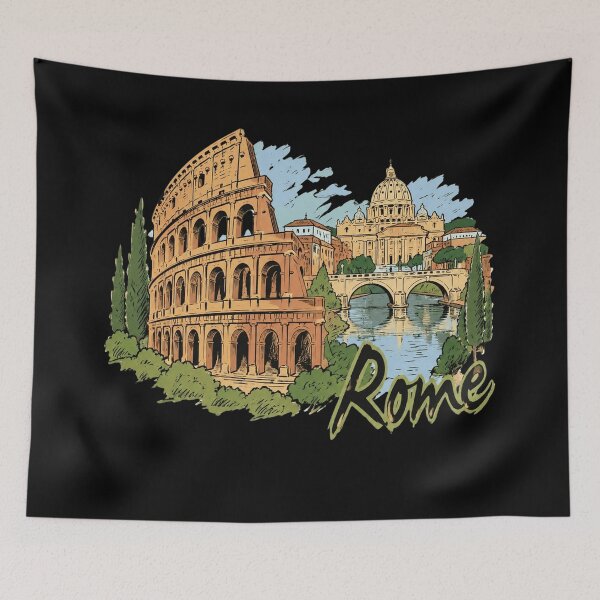 Item preview, Rome Italian Voyager Vibes Retro Saint Peters designed and sold by Bandnarelle.