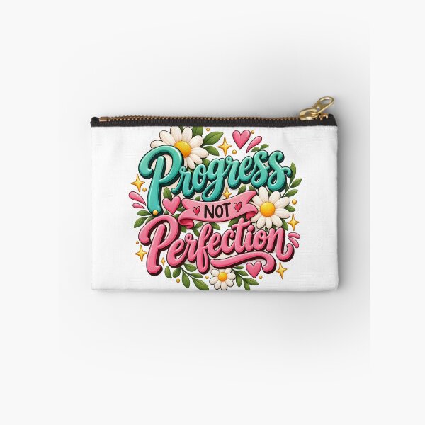 Item preview, Progress Not Perfection – Positive Quote designed and sold by TinyWeird.