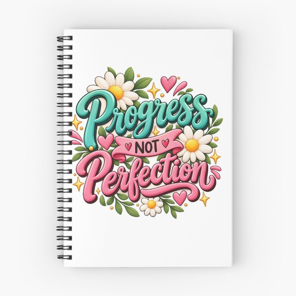 Item preview, Progress Not Perfection – Positive Quote designed and sold by TinyWeird.