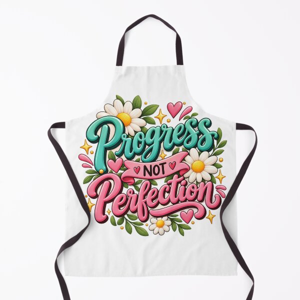 Item preview, Progress Not Perfection – Positive Quote designed and sold by TinyWeird.