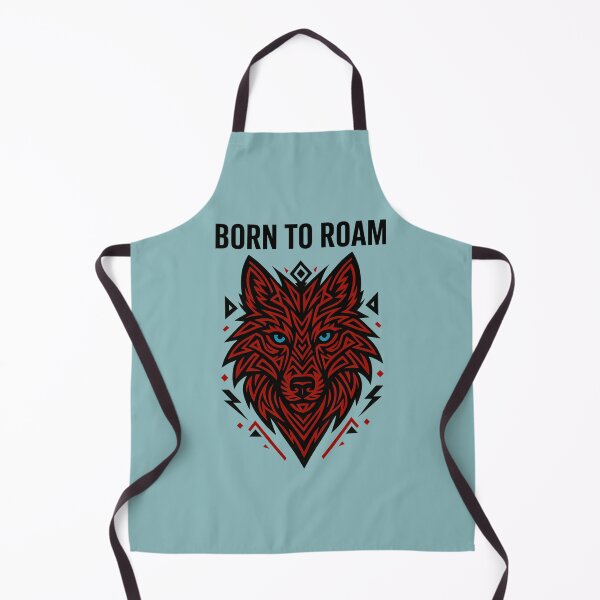 Item preview, Tribal Wolf Head Born To Roam designed and sold by MarCinu Art.