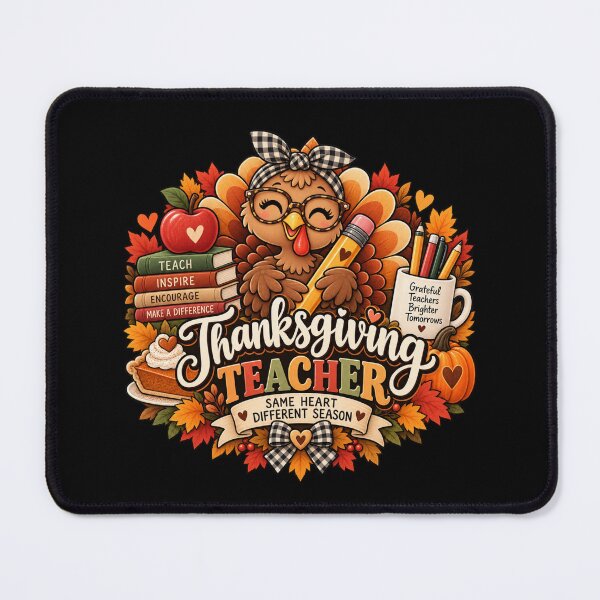 Item preview, Thanksgiving Teacher Gift Cute Turkey Classroom Fall Style designed and sold by Corvoria.