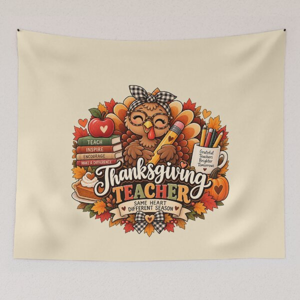 Item preview, Thanksgiving Teacher Gift Cute Turkey Classroom Fall Style designed and sold by Corvoria.