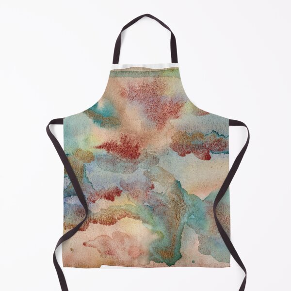 Artikelvorschau, Abstrakte Aquarellmalerei mit Aqua- und Rostpatina entworfen und verkauft von ArithraStudio.